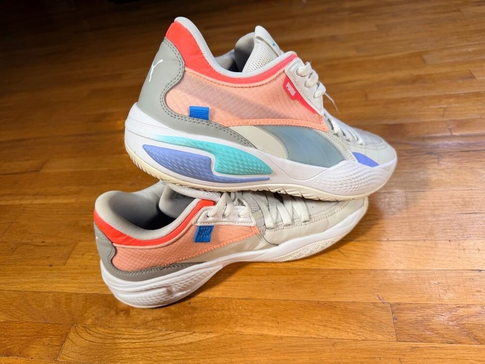Size 10 - Puma Court Rider Twofold Nimbus Cloud Elektro Purple